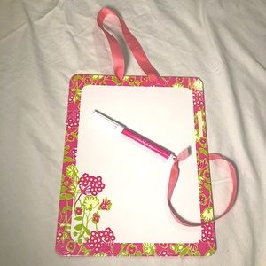 Lilly Pulitzer white board- WFH item